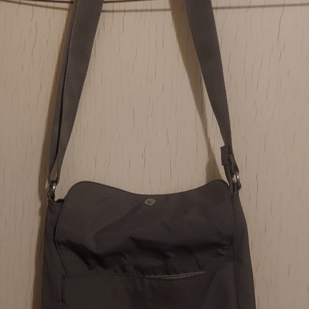 Gray Crossbody Bag